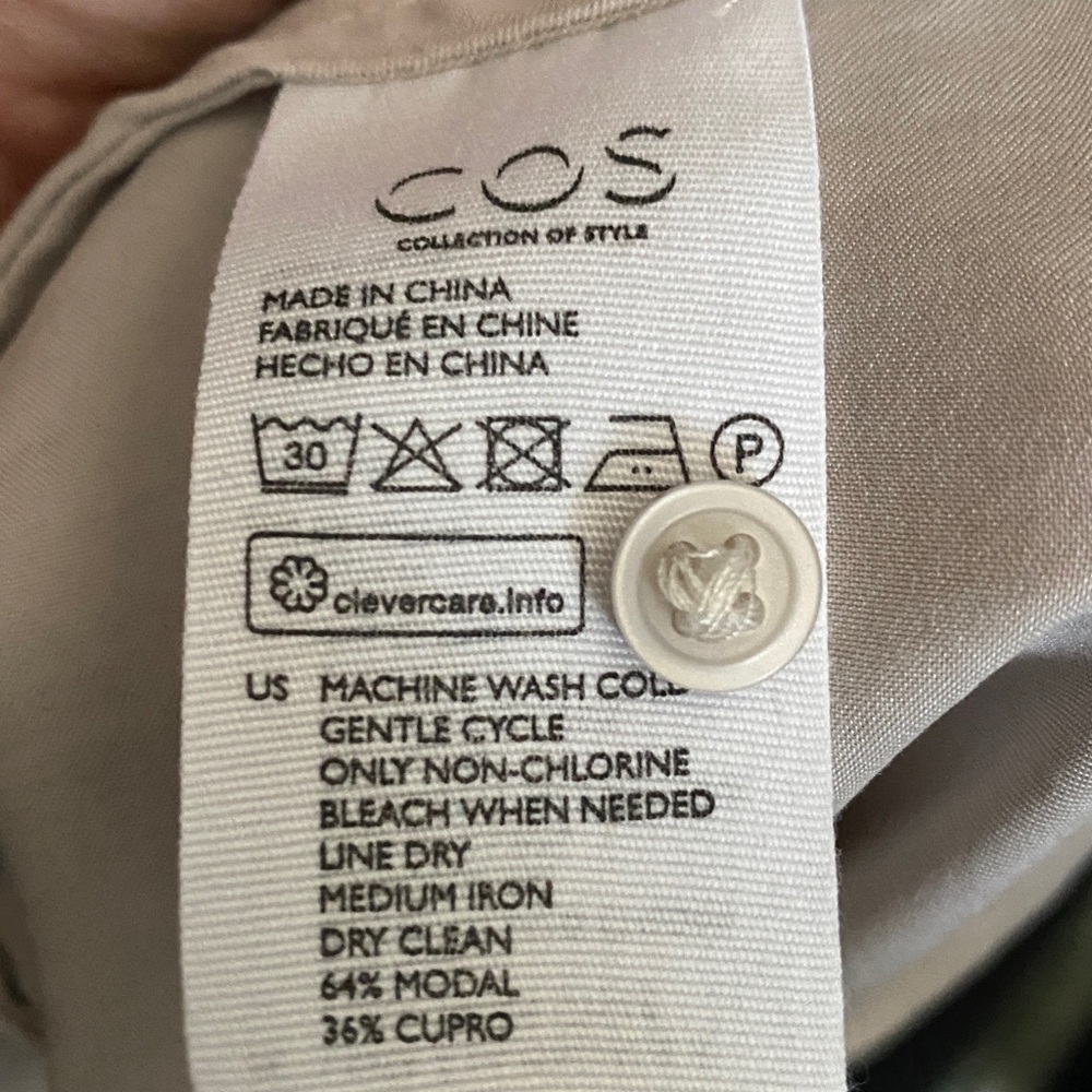 COS Smooth Tunic Top Size Small - Picture 9 of 9